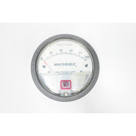 Magnehelic 0100InH2O Pressure Gauge